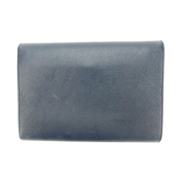 Prada Long Blue Navy Wallet Tri lining - Picture 1 of 6